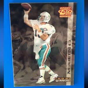 Vintage Dan Marino 1995 Sportflix Game Winners #153 Miami Dolphins
